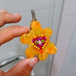 Pumpkin stem pendant